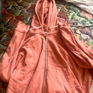 Pink zip up jacket